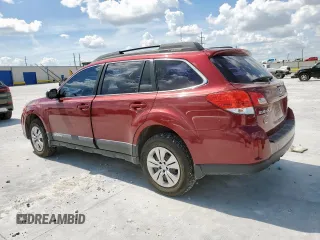2011 Subaru Outback 2.5i with VIN 4S4BRCAC7B3326920, listed as a Copart auction lot 62001925 with 205,793 mi miles and Salvage title. Bid and sale history available at DreamBid. Image 2.