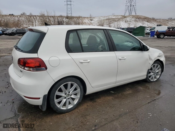 2011 Volkswagen Golf TDI with VIN WVWDM7AJ9BW343668, listed as a Copart auction lot 45813765 with 86,490 mi miles and Salvage Title. Bid and sale history available at carsss.com. Image 3.