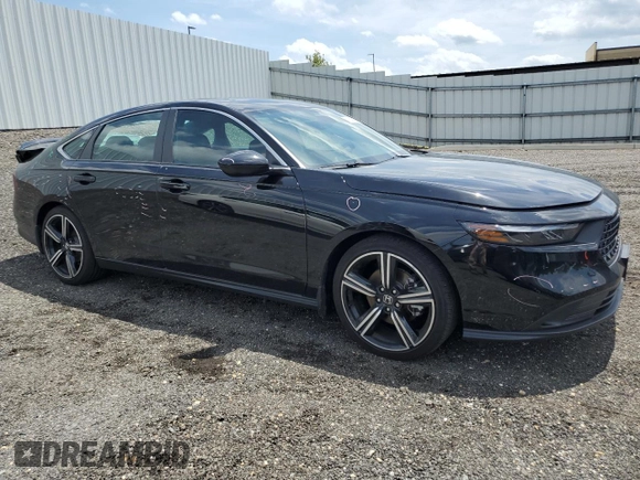 2024 Honda Accord Sport с VIN 1HGCY2F57RA024888, выставлен на аукционе Copart как лот 61233545 с пробегом 20 505 миль миль и Списание • Salvage title. История ставок и продаж доступна на DreamBid. Изображение 4.