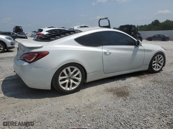 2013 Hyundai Genesis Coupe 2.0T with VIN KMHHT6KD9DU109502, listed as a Copart auction lot 65633444 with 98,387 mi miles and Salvage Title. Bid and sale history available at carsss.com. Image 3.
