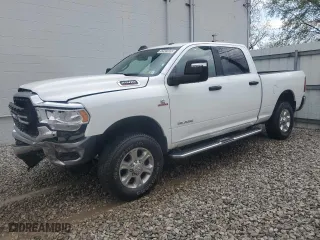 2024 Ram 2500 Big Horn with VIN 3C6UR5DL1RG343439, listed as a Copart auction lot 52501695 with 23,171 mi miles and Clean Title. Bid and sale history available at carsss.com. Image 1.