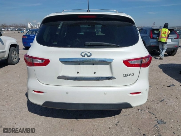 2015 Infiniti QX60 with VIN 5N1AL0MN6FC550114, listed as a IAAI auction lot 41596812 with NaN miles. Bid and sale history available at carsss.com. Image 16.