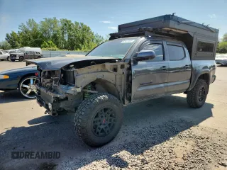 2020 Toyota Tacoma SR5 with VIN 3TMCZ5AN6LM307281, listed as a Copart auction lot 61477055 with 45,844 mi miles and Salvage title. Bid and sale history available at DreamBid. Image 1.