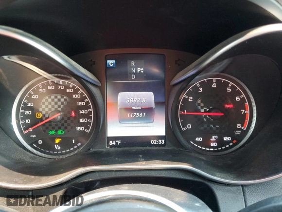 2016 Mercedes-Benz C 450 AMG with VIN 55SWF6EB1GU123208, listed as a Copart auction lot 50345425 with 117,561 mi miles and Salvage Title. Bid and sale history available at carsss.com. Image 9.