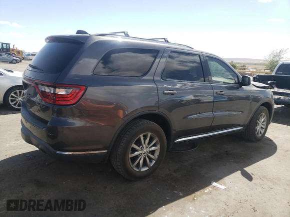 2016 Dodge Durango SXT with VIN 1C4RDJAGXGC415929, listed as a Copart auction lot 52812635 with 202,456 mi miles and Salvage title. Bid and sale history available at DreamBid. Image 3.