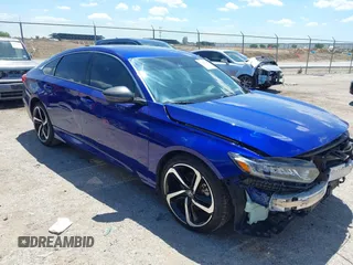 2019 Honda Accord Sport with VIN 1HGCV2F36KA007299, listed as a IAAI auction lot 42167984 with 61,476 mi miles and . Bid and sale history available at DreamBid. Image 1.