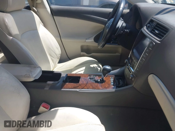 2013 Lexus IS 250 with VIN JTHBF5C26D5193277, listed as a IAAI auction lot 42199411 with Not provided miles and . Bid and sale history available at DreamBid. Image 5.