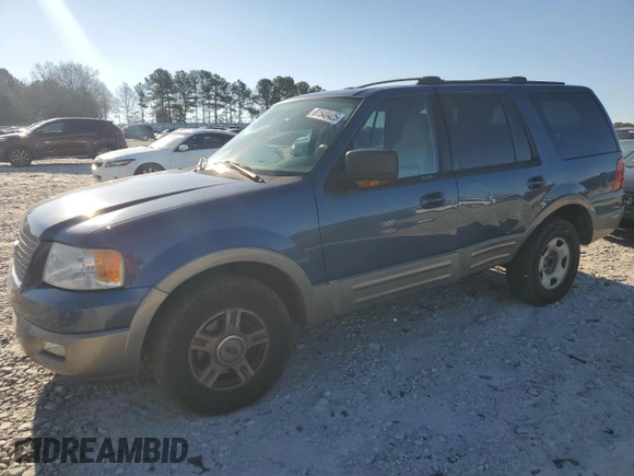 2003 Ford Expedition Eddie Bauer with VIN 1FMEU17W63LC31493, listed as a Copart auction lot 87540425 with 183,851 mi miles and Salvage Title. Bid and sale history available at carsss.com. Image 1.