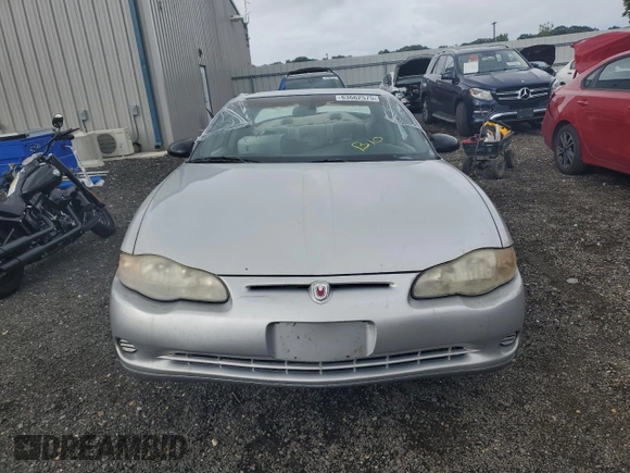 2002 Chevrolet Monte Carlo LS with VIN 2G1WW12E529272486, listed as a Copart auction lot 63662575 with Not provided miles and Salvage title. Bid and sale history available at DreamBid. Image 5.