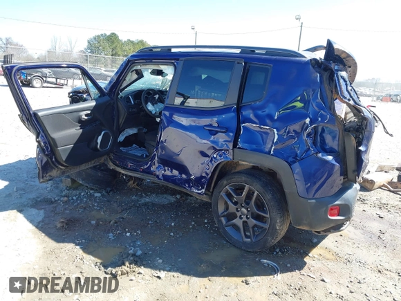 2021 Jeep Renegade Latitude with VIN ZACNJCBB8MPM73595, listed as a IAAI auction lot 41599574 with Not provided miles and . Bid and sale history available at DreamBid. Image 3.