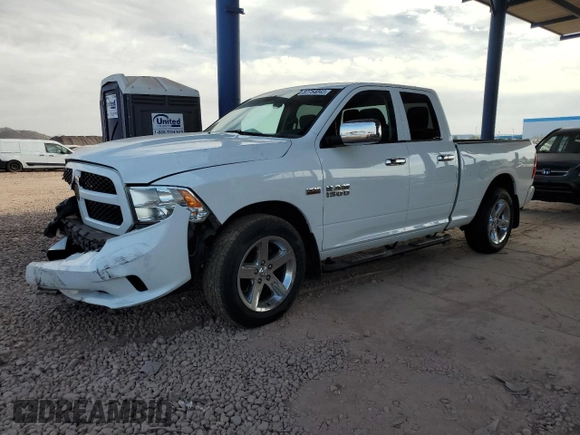 2014 Ram 1500 Express with VIN 1C6RR6FTXES384373, listed as a Copart auction lot 87754045 with 127,083 mi miles and Salvage title. Bid and sale history available at DreamBid. Image 1.