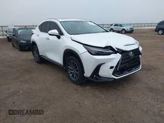2024 Lexus NX with VIN JTJGKCEZ8R5018471, listed as a IAAI auction lot 41449364 with 6,516 mi miles. Bid and sale history available at carsss.com. Image 1.