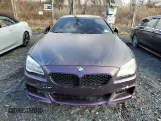 2016 BMW 6 Series 650i xDrive with VIN WBA6D6C59GG387896, listed as a Copart auction lot 50158365 with Not Provided miles and Salvage Title. Bid and sale history available at carsss.com. Image 5.