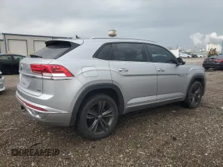 2021 Volkswagen Atlas SE with VIN 1V2NE2CA7MC211044, listed as a Copart auction lot 51333565 with 38,705 mi miles and Salvage title. Bid and sale history available at DreamBid. Image 3.