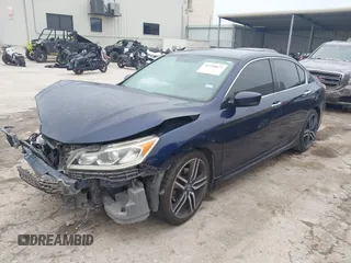 2017 Honda Accord Sedan Sport with VIN 1HGCR2F52HA191364, listed as a IAAI auction lot 41920873 with 162,825 mi miles. Bid and sale history available at carsss.com. Image 2.