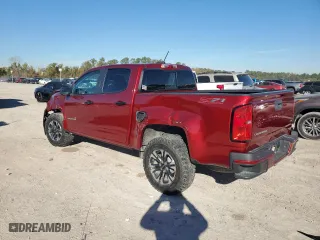 2021 Chevrolet Colorado 2WD Z71 with VIN 1GCGSDEN8M1222192, listed as a Copart auction lot 84914784 with 77,941 mi miles and Salvage Title. Bid and sale history available at carsss.com. Image 2.
