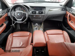 2011 BMW X3 35i with VIN 5UXWX7C5XBL735445, listed as a Copart auction lot 52239125 with 136,990 mi miles and Clean Title. Bid and sale history available at DreamBid. Image 8.