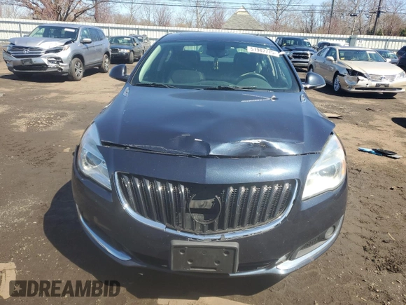 2014 Buick Regal Premium I with VIN 2G4GP5EX3E9238513, listed as a Copart auction lot 51987775 with 165,449 mi miles and Salvage Title. Bid and sale history available at DreamBid. Image 5.