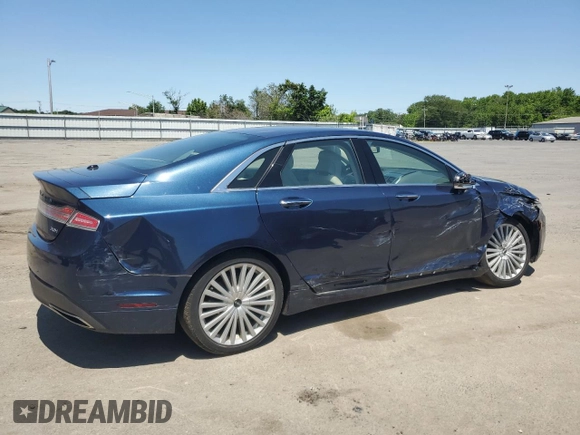 2017 Lincoln MKZ Hybrid Reserve with VIN 3LN6L5MU3HR634535, listed as a Copart auction lot 59282145 with 24,078 mi miles and Salvage title. Bid and sale history available at DreamBid. Image 3.