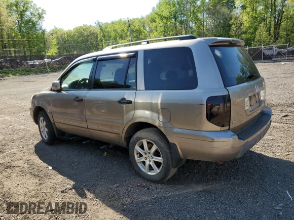 2003 Honda Pilot EX with VIN 2HKYF18503H579800, listed as a Copart auction lot 53681645 with 207,095 mi miles and Salvage Title. Bid and sale history available at DreamBid. Image 2.