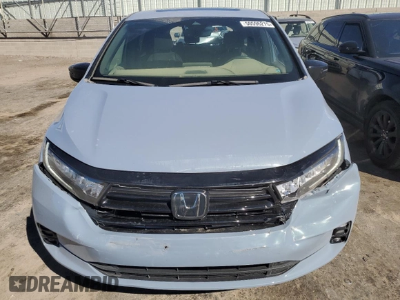 2023 Honda Odyssey Sport with VIN 5FNRL6H77PB052532, listed as a Copart auction lot 50596275 with 23,457 mi miles and Salvage Title. Bid and sale history available at carsss.com. Image 5.