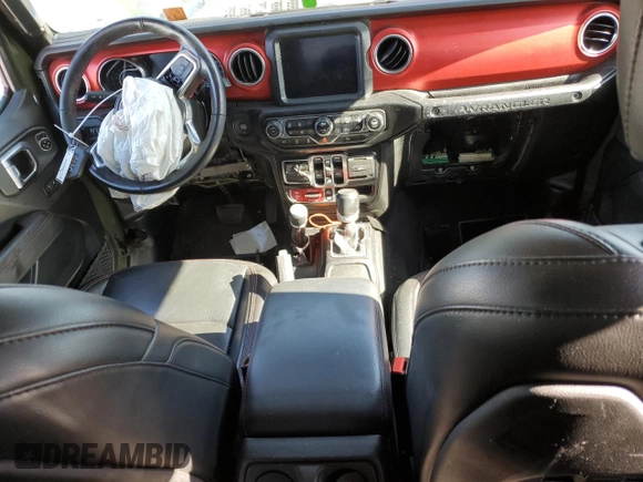 2022 Jeep Wrangler Unlimited Rubicon z VIN 1C4HJXFN9NW186122, wystawiony jako Copart lot #79685634 z przebiegiem 81 332 mil mil oraz Szkoda całkowita • Salvage title. Historia ofert i sprzedaży dostępna na DreamBid. Obrazek 8.