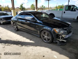 2015 Mercedes-Benz CLA 250 with VIN WDDSJ4EBXFN254033, listed as a Copart auction lot 71791633 with 185,399 mi miles and . Bid and sale history available at DreamBid. Image 4.