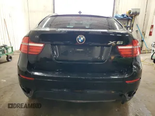 2014 BMW X6 xDrive35i with VIN 5UXFG2C56E0H10070, listed as a Copart auction lot 55911774 with 122,278 mi miles and Salvage Title. Bid and sale history available at carsss.com. Image 6.