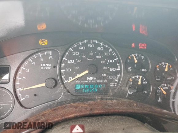 2002 Chevrolet Tahoe Z71 z VIN 1GNEK13Z72R153528, wystawiony jako Copart lot #55117905 z przebiegiem 152 549 mil mil oraz Szkoda całkowita • Salvage title. Historia ofert i sprzedaży dostępna na DreamBid. Obrazek 9.