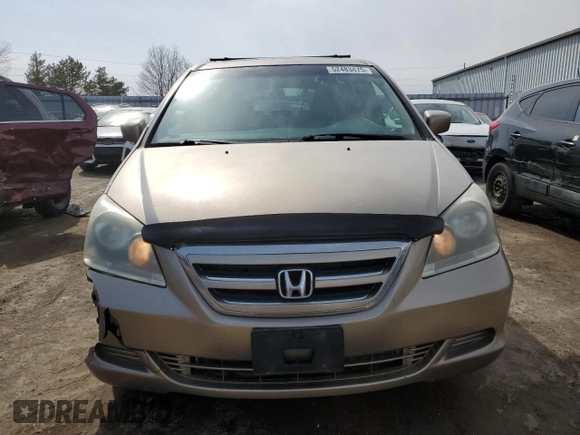 2007 Honda Odyssey EX-L with VIN 5FNRL38627B513688, listed as a Copart auction lot 52483475 with 321,974 mi miles and Clean Title. Bid and sale history available at carsss.com. Image 5.
