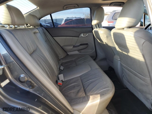 2012 Honda Civic Sdn EX-L with VIN 2HGFB2F98CH580394, listed as a Copart auction lot 47887065 with 193,249 mi miles and Salvage Title. Bid and sale history available at carsss.com. Image 10.