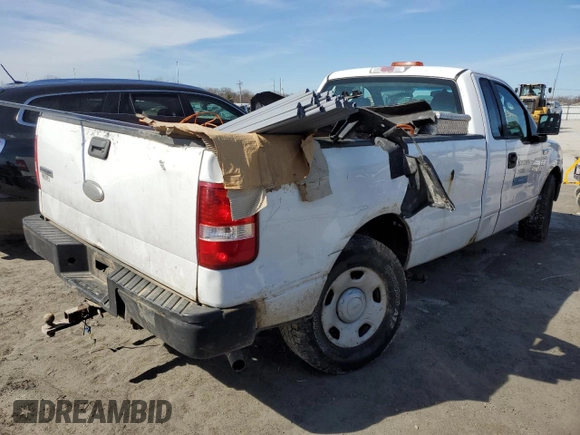2007 Ford F-150 XL with VIN 1FTRF12207NA83890, listed as a Copart auction lot 87203484 with Not provided miles and Salvage title. Bid and sale history available at DreamBid. Image 3.