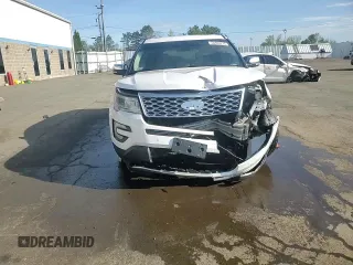 2016 Ford Explorer Platinum with VIN 1FM5K8HT8GGB25290, listed as a Copart auction lot 54882715 with 104,299 mi miles and Salvage Title. Bid and sale history available at DreamBid. Image 14.