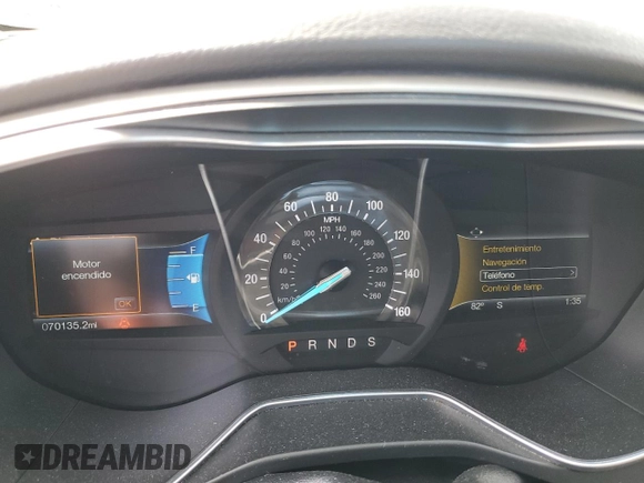 2016 Ford Fusion SE with VIN 3FA6P0HDXGR363287, listed as a Copart auction lot 71837404 with 70,135 mi miles and Non repairable. Bid and sale history available at DreamBid. Image 9.