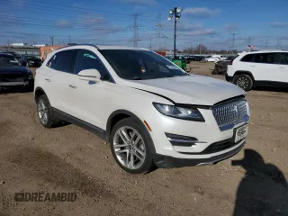 2019 Lincoln MKC Reserve with VIN 5LMTJ3DH7KUL50547, listed as a Copart auction lot 87255264 with Not Provided miles and Salvage Title. Bid and sale history available at DreamBid. Image 4.
