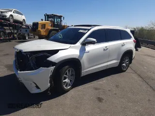 2019 Toyota Highlander Hybrid Limited with VIN 5TDDGRFHXKS058826, listed as a Copart auction lot 52712835 with 114,183 mi miles and Salvage title. Bid and sale history available at DreamBid. Image 1.