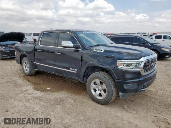 2020 Ram 1500 Limited with VIN 1C6SRFHT6LN191051, listed as a Copart auction lot 64772885 with 144,200 mi miles and Clean title. Bid and sale history available at DreamBid. Image 4.
