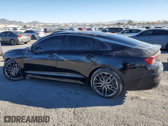 2022 Kia K5 GT with VIN 5XXG44J88NG138714, listed as a Copart auction lot 83156444 with 22,315 mi miles and Salvage Title. Bid and sale history available at carsss.com. Image 2.