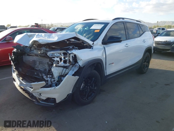 2022 GMC Terrain AT4 with VIN 3GKALYEV1NL163513, listed as a IAAI auction lot 42034936 with 57,935 mi miles and . Bid and sale history available at DreamBid. Image 17.