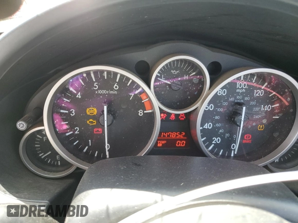 2010 Mazda MX-5 Miata Grand Touring with VIN JM1NC2FF5A0205190, listed as a Copart auction lot 61372455 with 147,852 mi miles and Salvage title. Bid and sale history available at DreamBid. Image 9.