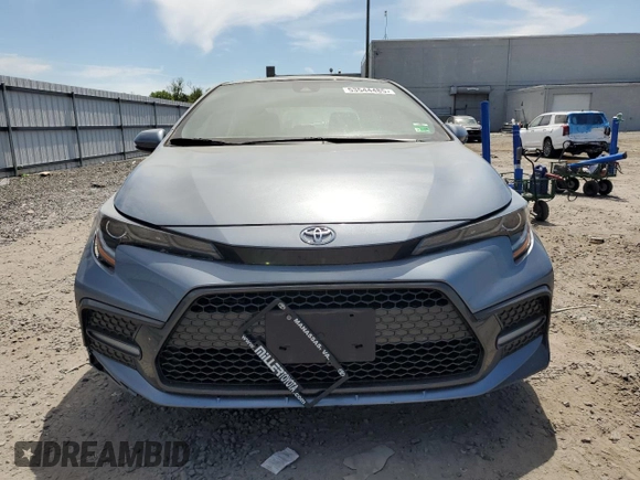 2022 Toyota Corolla SE with VIN 5YFS4MCE4NP110638, listed as a Copart auction lot 53544485 with 22,905 mi miles and Salvage Title. Bid and sale history available at DreamBid. Image 5.