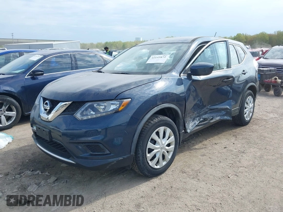 2016 Nissan Rogue S with VIN JN8AT2MV4GW149536, listed as a IAAI auction lot 42145872 with 102,388 mi miles. Bid and sale history available at carsss.com. Image 2.