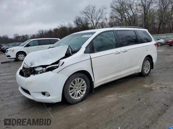 2011 Toyota Sienna XLE AAS with VIN 5TDYK3DC3BS046747, listed as a Copart auction lot 52611945 with 241,040 mi miles and Salvage Title. Bid and sale history available at carsss.com. Image 1.