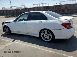 2013 Mercedes-Benz C C 250 Sport with VIN WDDGF4HB8DR250135, listed as a Copart auction lot 55535795 with 185,379 mi miles and Salvage Title. Bid and sale history available at carsss.com. Image 2.