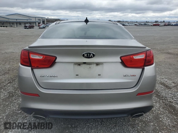 2015 Kia Optima EX with VIN 5XXGN4A7XFG431231, listed as a Copart auction lot 49119295 with 155,055 mi miles and Salvage Title. Bid and sale history available at carsss.com. Image 6.