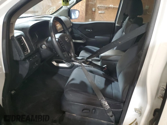 2022 Nissan Frontier SV with VIN 1N6ED1FK1NN673640, listed as a Copart auction lot 67550184 with 0 mi miles and Salvage Title. Bid and sale history available at carsss.com. Image 7.