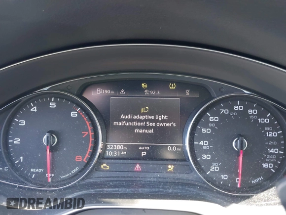 2021 Audi Q5 Premium with VIN WA1AAAFY9M2080598, listed as a IAAI auction lot 41729866 with 32,380 mi miles. Bid and sale history available at carsss.com. Image 7.