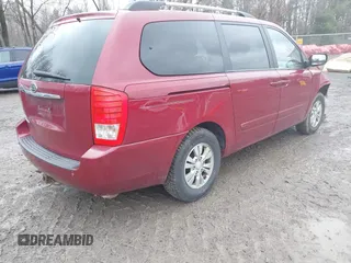 2012 Kia Sedona LX with VIN KNDMG4C72C6493162, listed as a IAAI auction lot 42012760 with 158,433 mi miles. Bid and sale history available at carsss.com. Image 4.