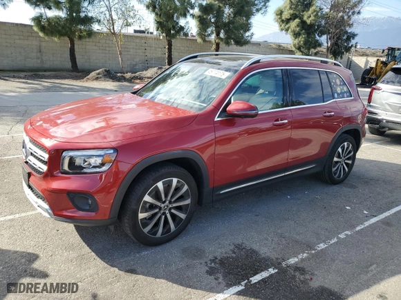 2022 Mercedes-Benz GLB with VIN W1N4M4GB5NW242283, listed as a Copart auction lot 45774175 with 12,855 mi miles and Salvage Title. Bid and sale history available at carsss.com. Image 1.