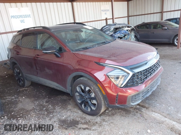 2024 Kia Sportage X-Line with VIN 5XYK6CDFXRG212046, listed as a IAAI auction lot 41962466 with 4,003 mi miles and . Bid and sale history available at carsss.com. Image 1.